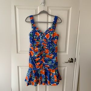 JONATHAN SIMKHAI CITRUS BLOOM DRESS